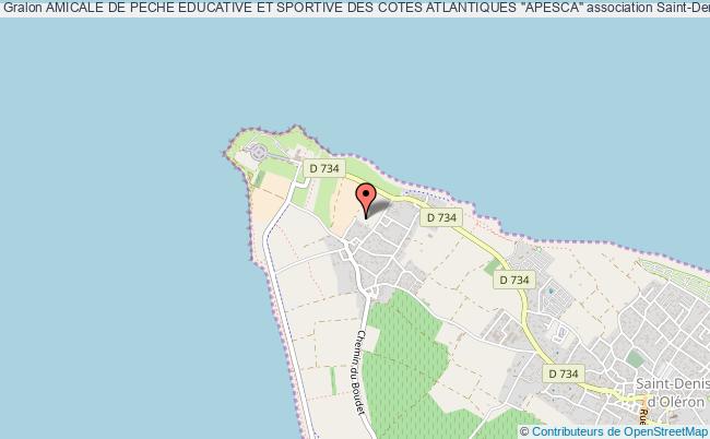 plan association Amicale De Peche Educative Et Sportive Des Cotes Atlantiques "apesca" Saint-Denis-d'Oléron
