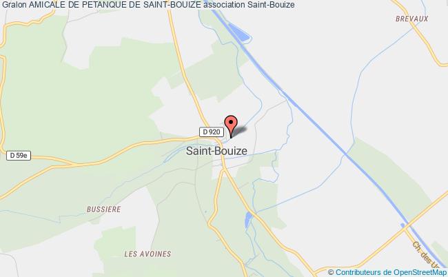 plan association Amicale De Petanque De Saint-bouize Saint-Bouize