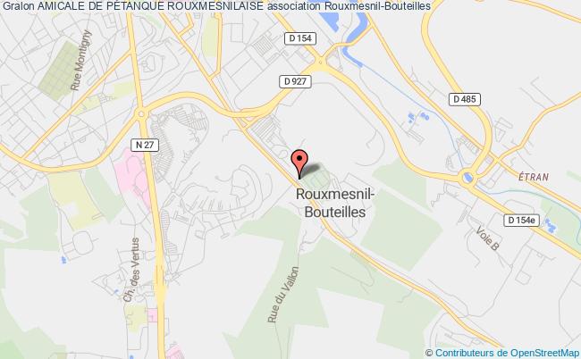 plan association Amicale De PÉtanque Rouxmesnilaise Rouxmesnil-Bouteilles