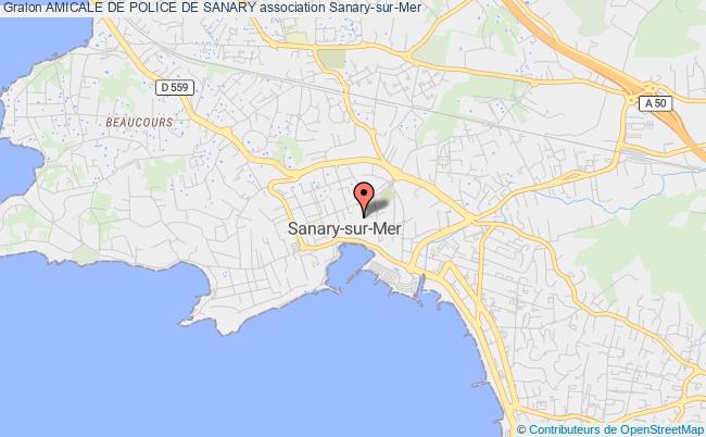 plan association Amicale De Police De Sanary Sanary-sur-Mer