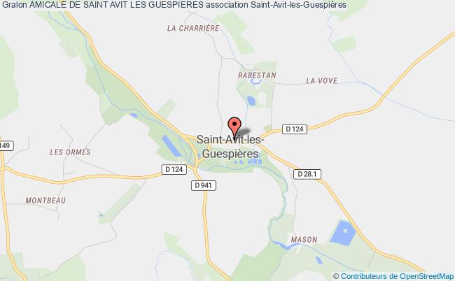 plan association Amicale De Saint Avit Les Guespieres Saint-Avit-les-Guespières