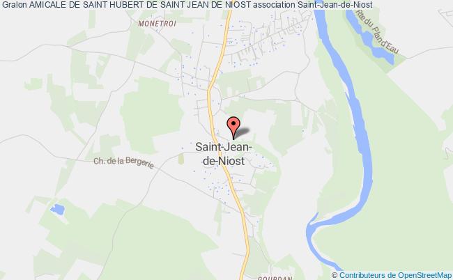 plan association Amicale De Saint Hubert De Saint Jean De Niost Saint-Jean-de-Niost