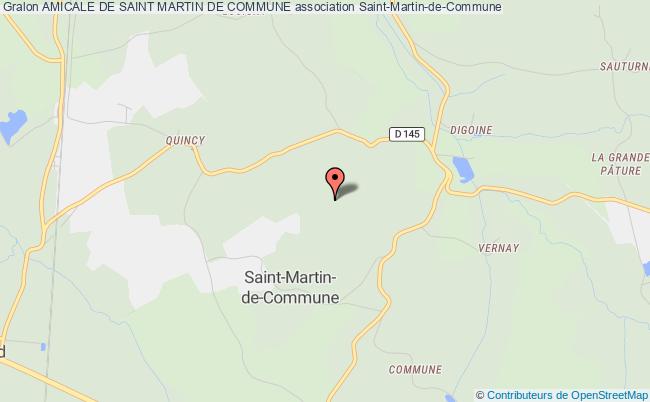 plan association Amicale De Saint Martin De Commune Saint-Martin-de-Commune