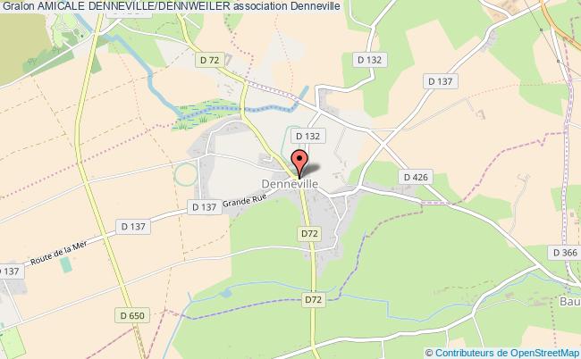 plan association Amicale Denneville/dennweiler Denneville