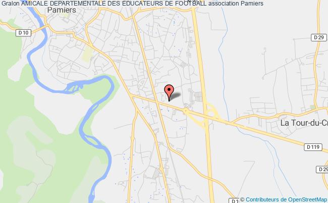 plan association Amicale Departementale Des Educateurs De Football Pamiers