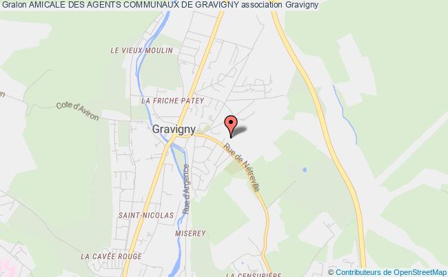 plan association Amicale Des Agents Communaux De Gravigny Gravigny
