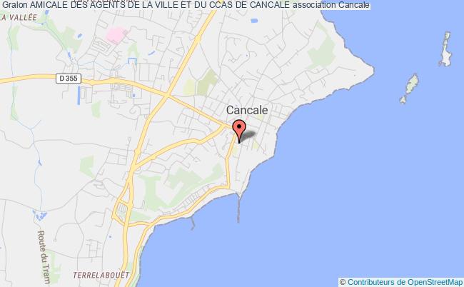plan association Amicale Des Agents De La Ville Et Du Ccas De Cancale Cancale