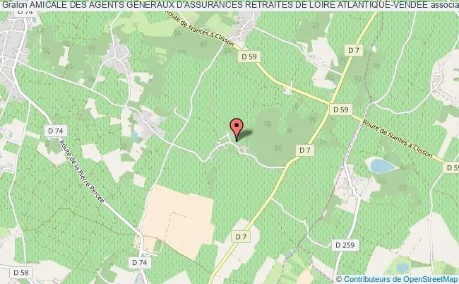plan association Amicale Des Agents Generaux D'assurances Retraites De Loire Atlantique-vendee Maisdon-sur-Sèvre