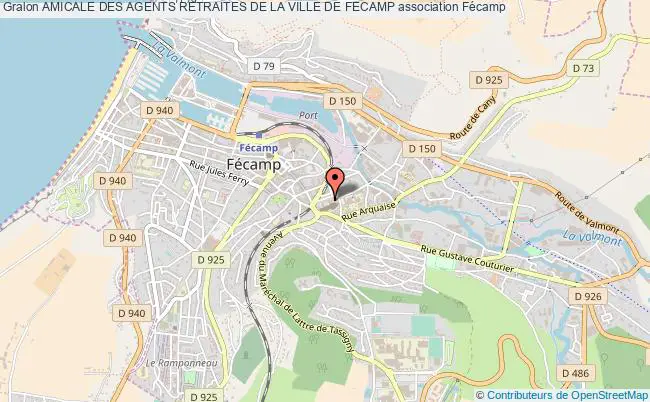 plan association Amicale Des Agents Retraites De La Ville De Fecamp Fécamp