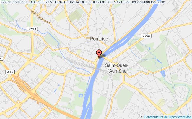 plan association Amicale Des Agents Territoriaux De La Region De Pontoise Pontoise