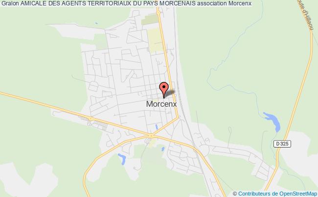 plan association Amicale Des Agents Territoriaux Du Pays Morcenais Morcenx