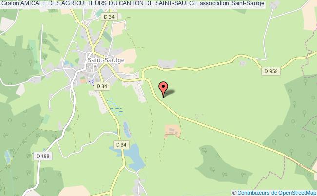 plan association Amicale Des Agriculteurs Du Canton De Saint-saulge SAINT-SAULGE