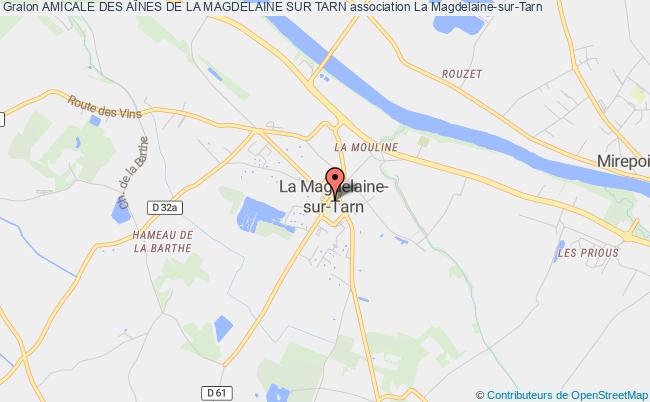 plan association Amicale Des AÎnes De La Magdelaine Sur Tarn La Magdelaine-sur-Tarn