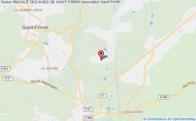plan association Amicale Des Aines De Saint-firmin Saint-Firmin