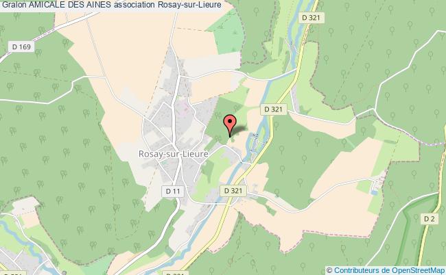 plan association Amicale Des Aines Rosay-sur-Lieure