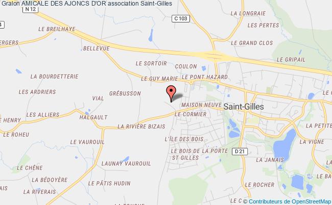 plan association Amicale Des Ajoncs D'or Saint-Gilles