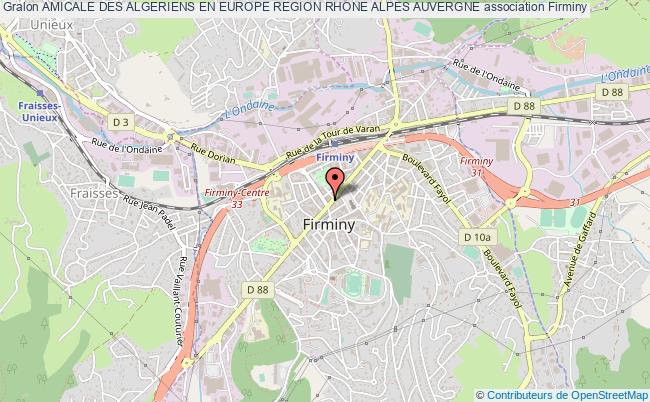 AMICALE DES ALGERIENS EN EUROPE REGION RHONE ALPES AUVERGNE