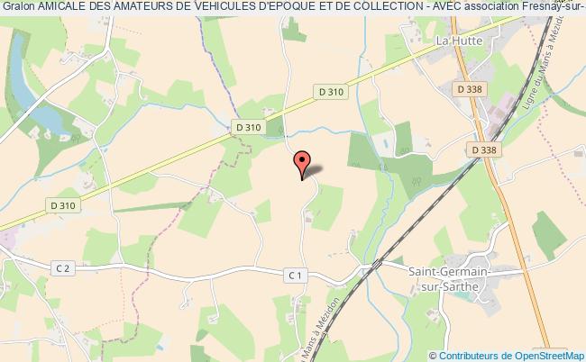 plan association Amicale Des Amateurs De Vehicules D'epoque Et De Collection - Avec Fresnay-sur-Sarthe