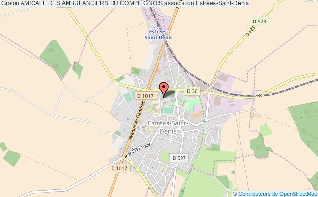 plan association Amicale Des Ambulanciers Du Compiegnois Estrées-Saint-Denis