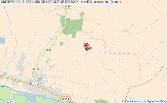 plan association Amicale Des Amis De L'ecole De Douchy - A.a.e.d. Douchy