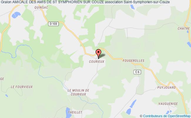 plan association Amicale Des Amis De St Symphorien Sur Couze Saint-Symphorien-sur-Couze