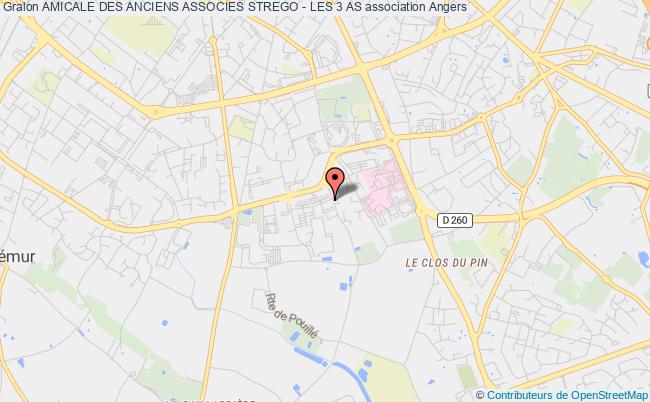 plan association Amicale Des Anciens Associes Strego - Les 3 As Angers