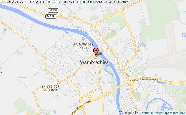 plan association Amicale Des Anciens Bouchers Du Nord Wambrechies