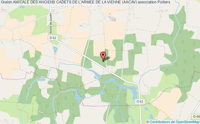 plan association Amicale Des Anciens Cadets De L'armee De La Vienne (aacav) Poitiers
