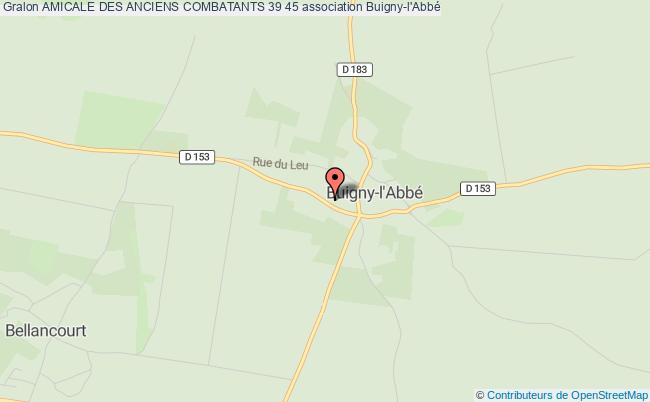 plan association Amicale Des Anciens Combatants 39 45 Buigny-l'Abbé