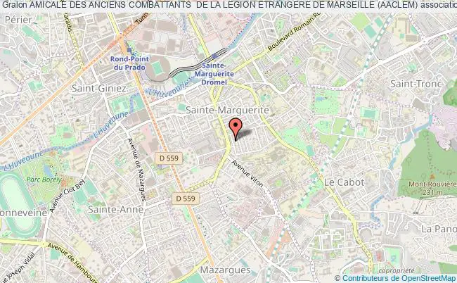 plan association Amicale Des Anciens Combattants  De La Legion Etrangere De Marseille (aaclem) Marseille