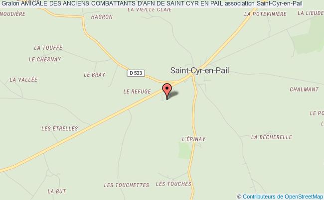 plan association Amicale Des Anciens Combattants D'afn De Saint Cyr En Pail Saint-Cyr-en-Pail