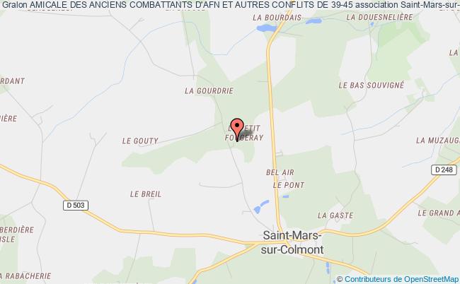 plan association Amicale Des Anciens Combattants D'afn Et Autres Conflits De 39-45 Saint-Mars-sur-Colmont