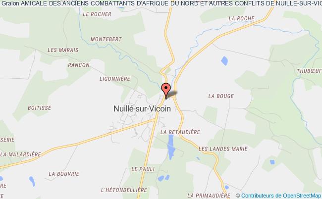 plan association Amicale Des Anciens Combattants D'afrique Du Nord Et Autres Conflits De Nuille-sur-vicoin Nuillé-sur-Vicoin
