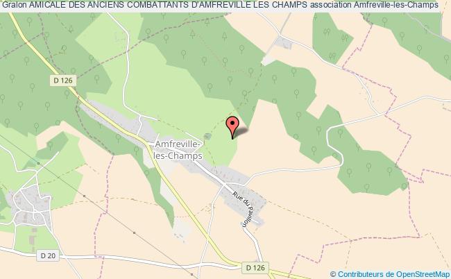 plan association Amicale Des Anciens Combattants D'amfreville Les Champs Amfreville-les-Champs