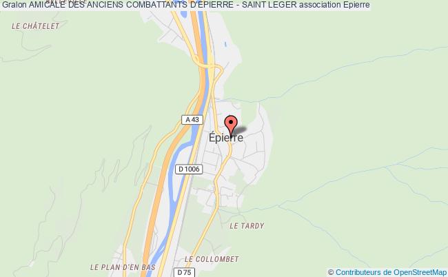plan association Amicale Des Anciens Combattants D'epierre - Saint Leger Épierre