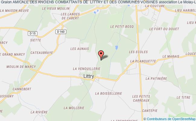 plan association Amicale Des Anciens Combattants De  Littry Et Des Communes Voisines Le    Molay-Littry