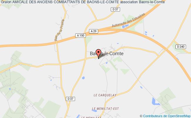 plan association Amicale Des Anciens Combattants De Baons-le-comte Baons-le-Comte