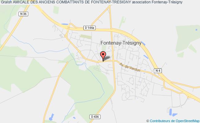 plan association Amicale Des Anciens Combattants De Fontenay-tresigny Fontenay-Trésigny