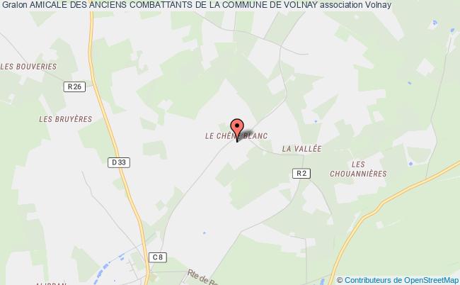 plan association Amicale Des Anciens Combattants De La Commune De Volnay 