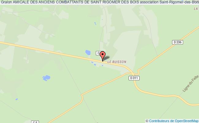plan association Amicale Des Anciens Combattants De Saint Rigomer Des Bois Saint-Rigomer-des-Bois