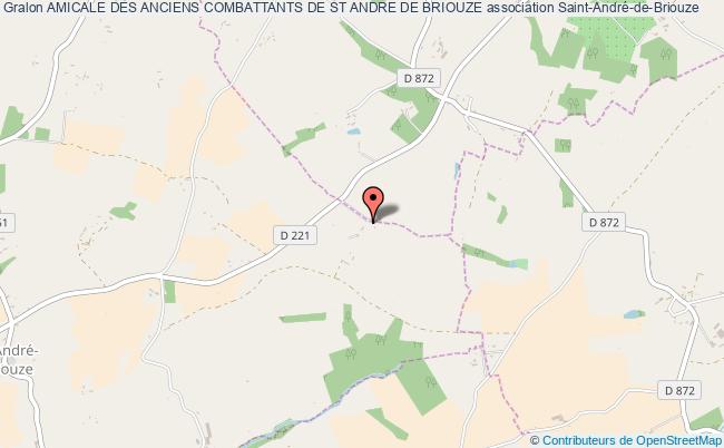 plan association Amicale Des Anciens Combattants De St Andre De Briouze Saint-André-de-Briouze