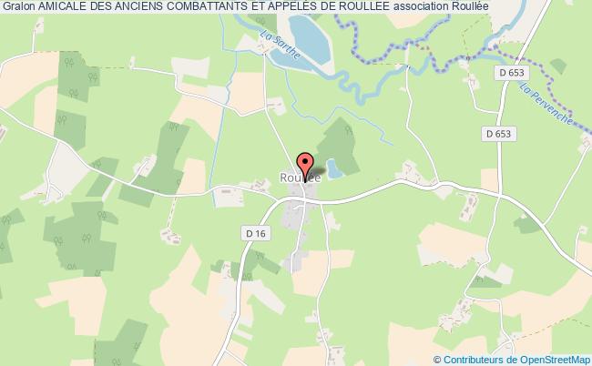 plan association Amicale Des Anciens Combattants Et AppelÉs De Roullee Roullée- Villeneuve en Perseigne