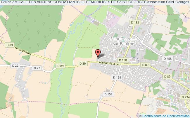 plan association Amicale Des Anciens Combattants Et Demobilises De Saint-georges Saint-Georges-sur-Baulche
