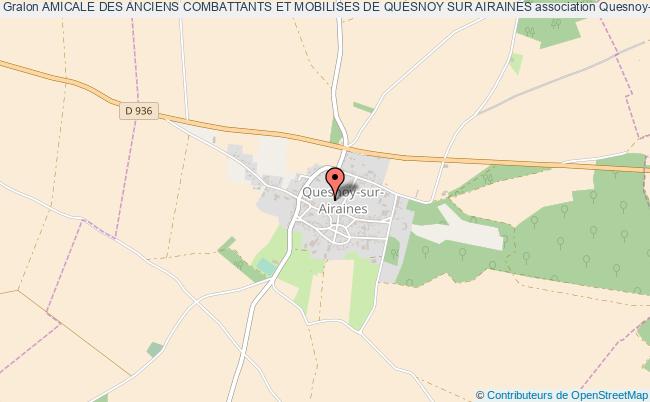 plan association Amicale Des Anciens Combattants Et Mobilises De Quesnoy Sur Airaines Quesnoy-sur-Airaines