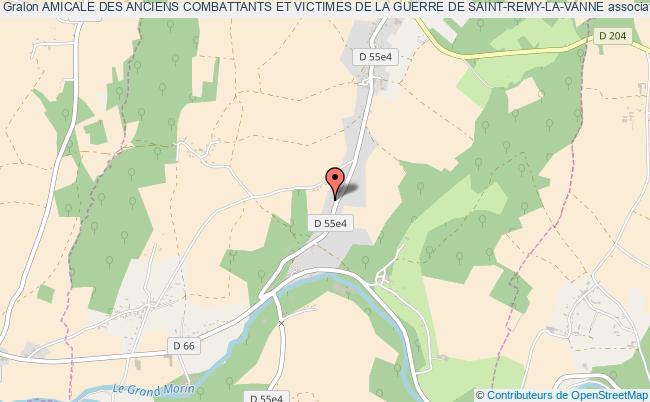 plan association Amicale Des Anciens Combattants Et Victimes De La Guerre De Saint-remy-la-vanne Saint-Rémy-la-Vanne
