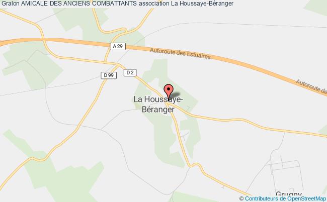 plan association Amicale Des Anciens Combattants La Houssaye-Béranger