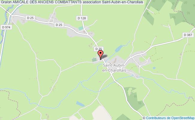 plan association Amicale Des Anciens Combattants Saint-Aubin-en-Charollais