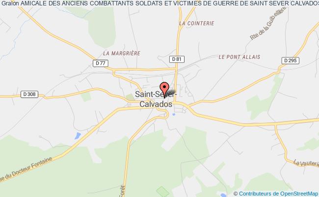 plan association Amicale Des Anciens Combattants Soldats Et Victimes De Guerre De Saint Sever Calvados Saint-Sever-Calvados