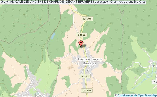 plan association Amicale Des Anciens De Charmois-devant-bruyeres Charmois-devant-Bruyères