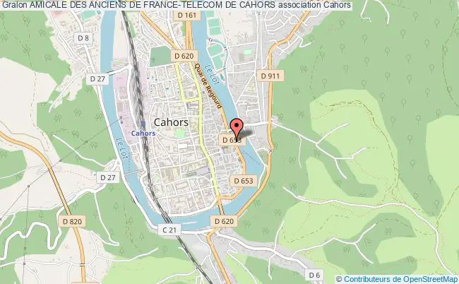 plan association Amicale Des Anciens De France-telecom De Cahors Cahors